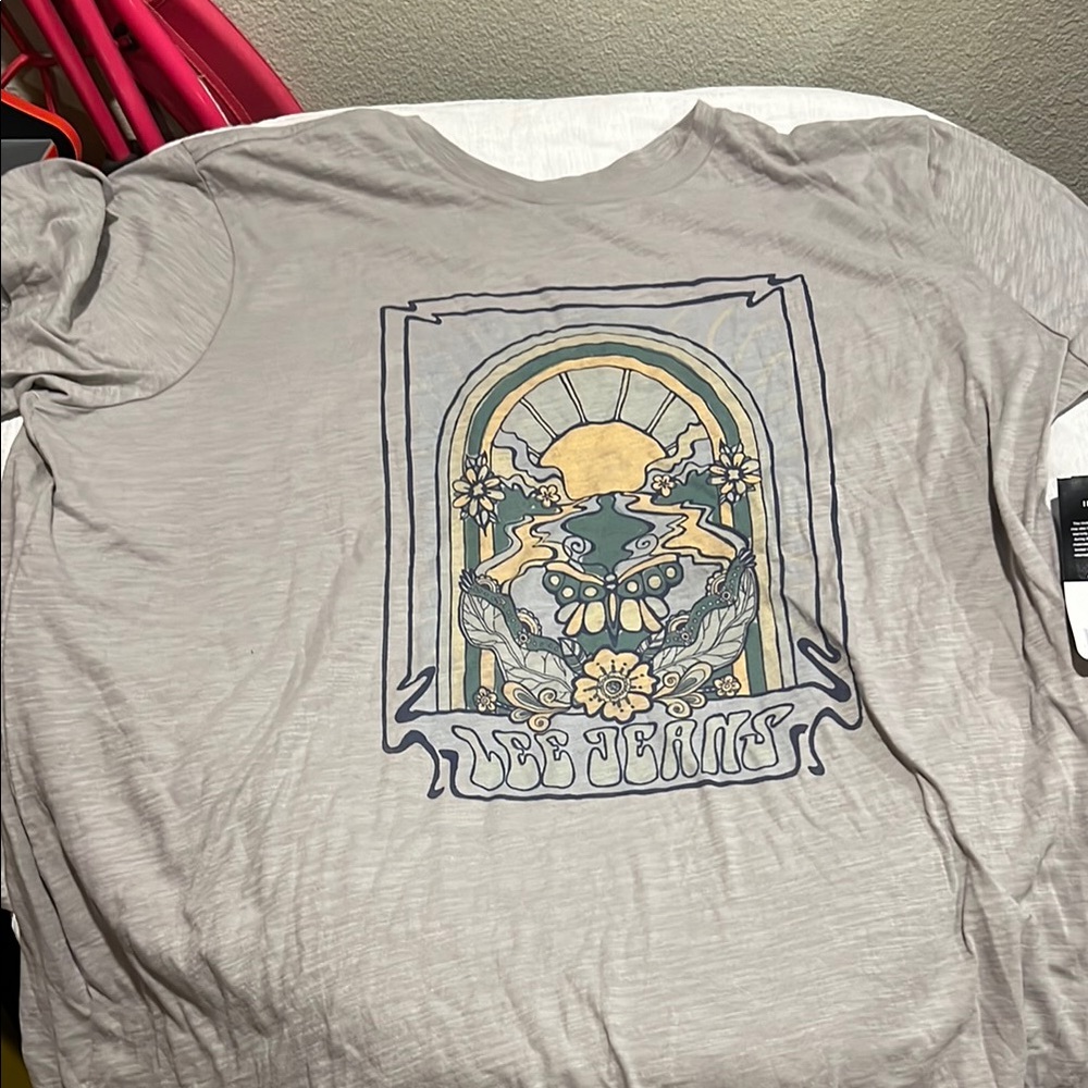 Women's Gray Graphic T-Shirt